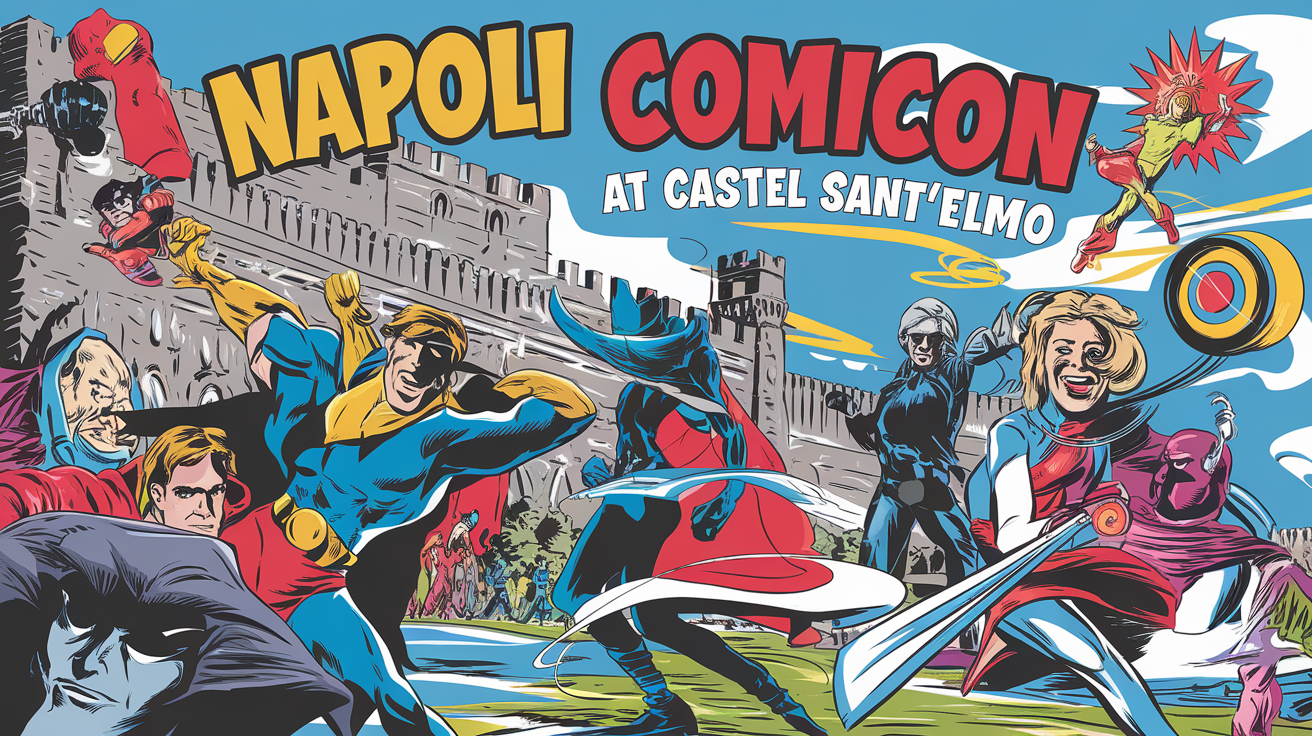 Affiche Napoli Comicon Castel Sant'Elmo