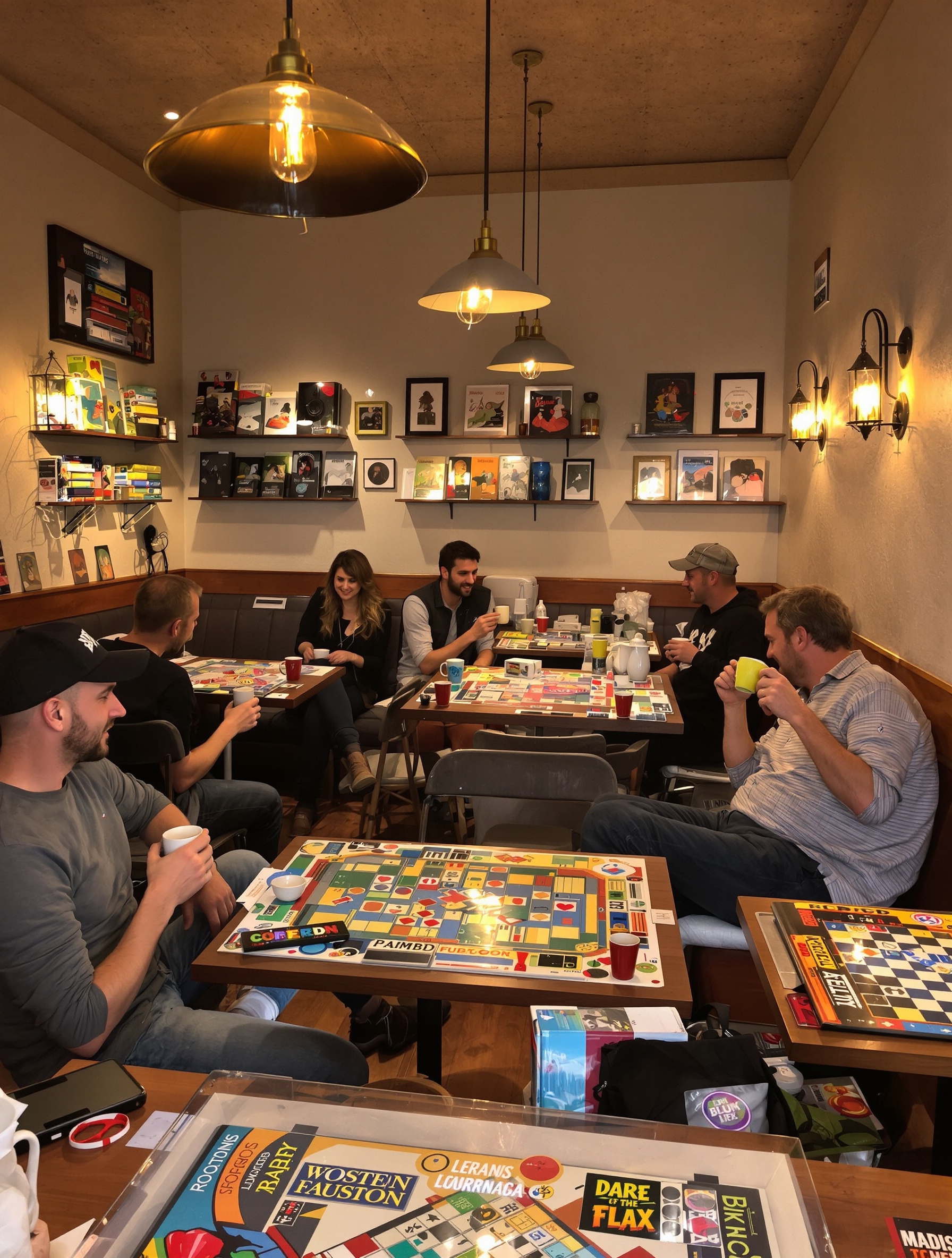 Bar à jeux calme et convivial dans le quartier des Brotteaux à Lyon