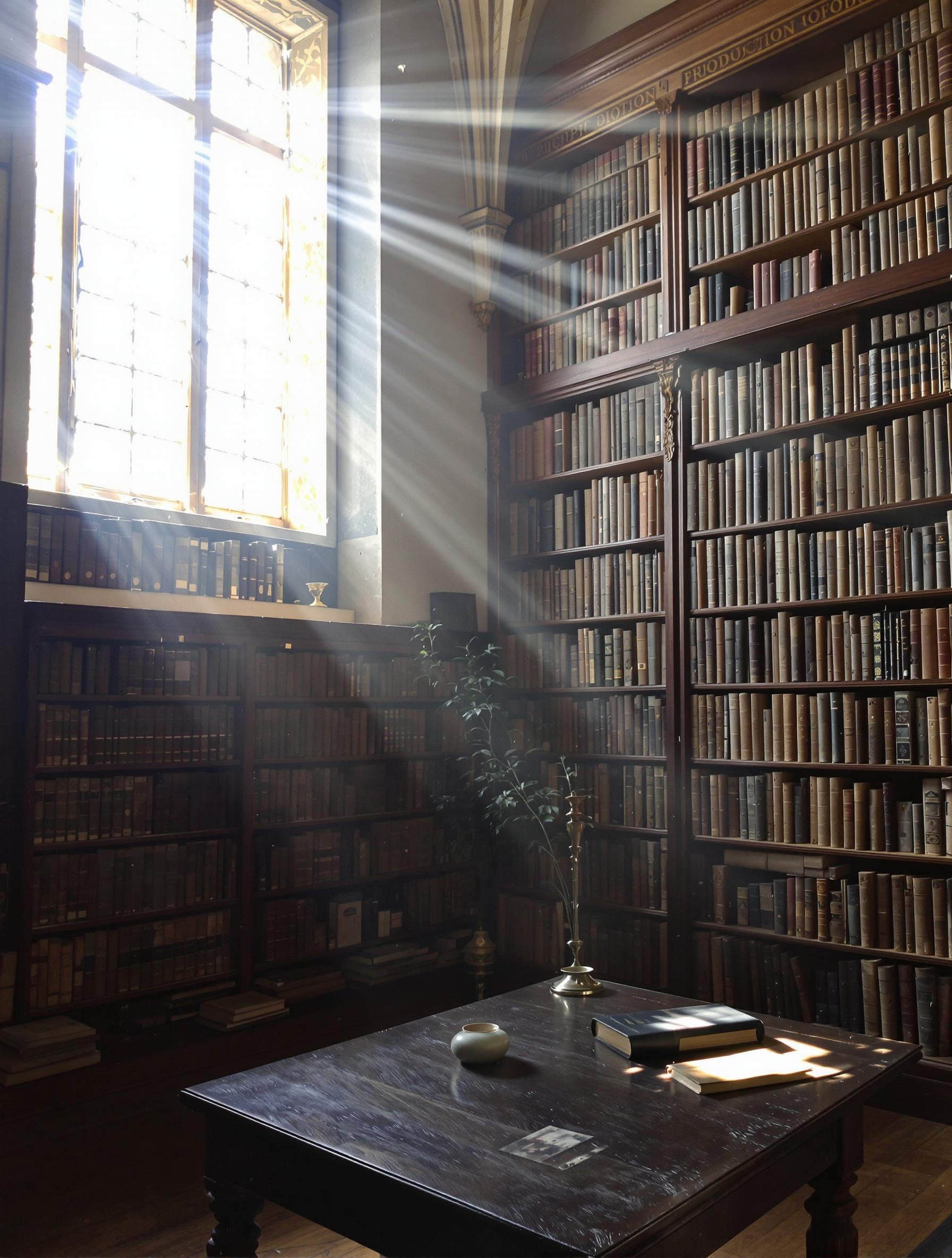 intérieur historique Biblioteca Pública Municipal do Porto poussière rayonnages