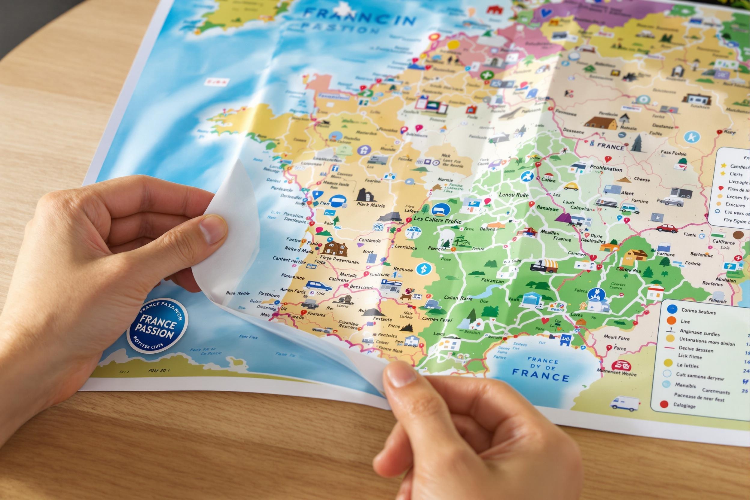 Guide France Passion ouvert avec vignette