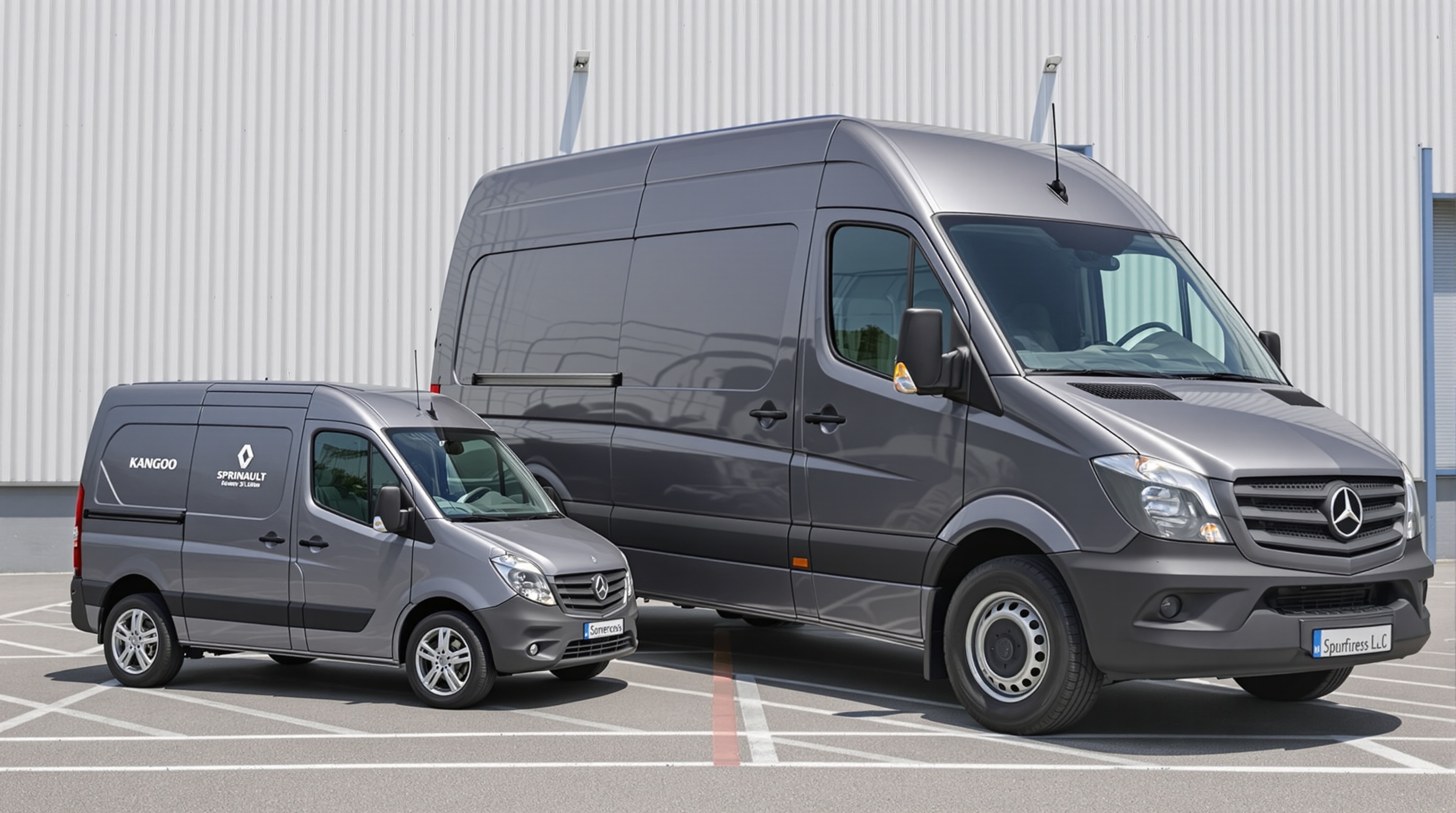 Comparatif entre un Kangoo VUL et un Sprinter Poids Lourd