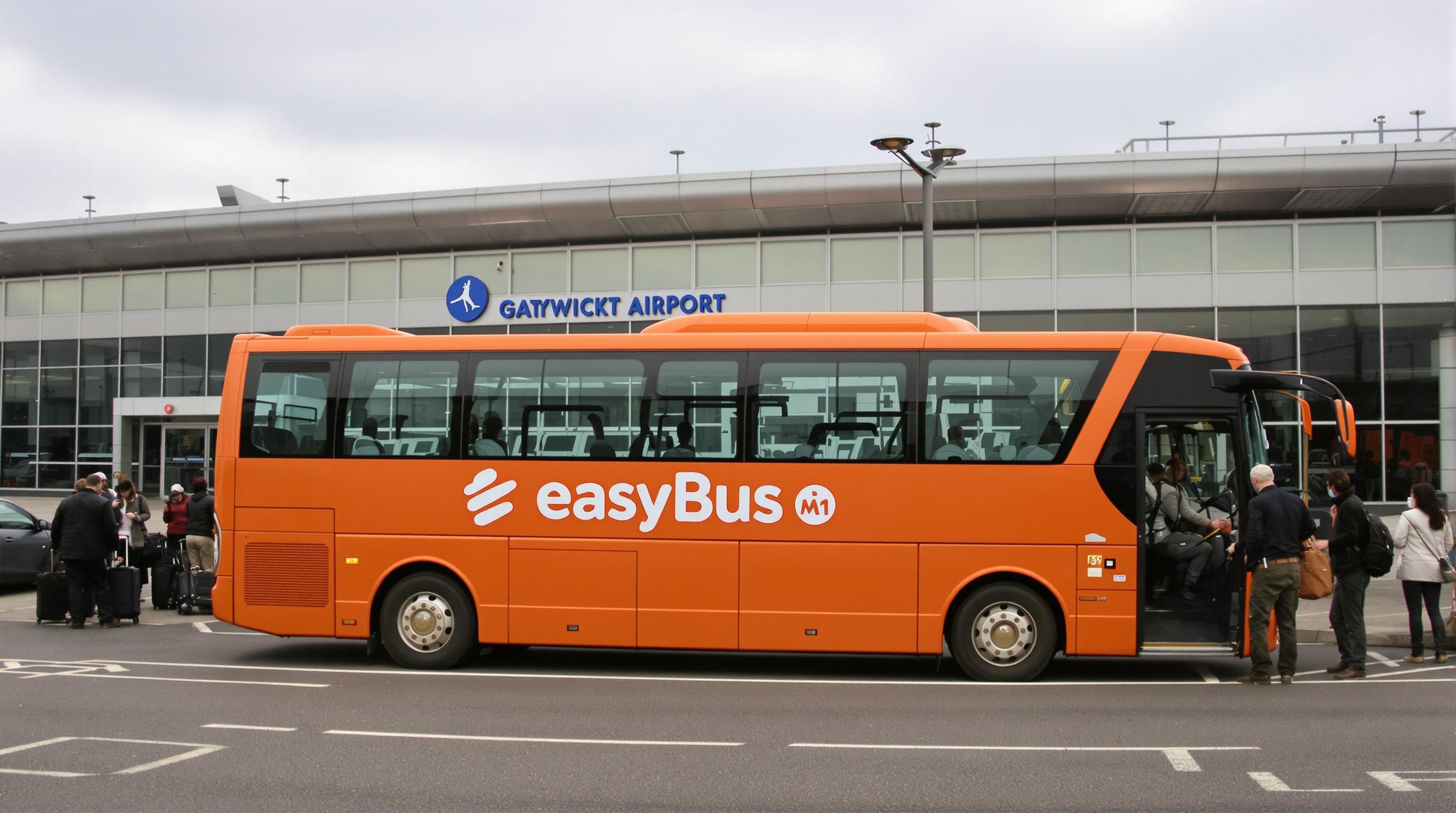 Minibus EasyBus passagers attente