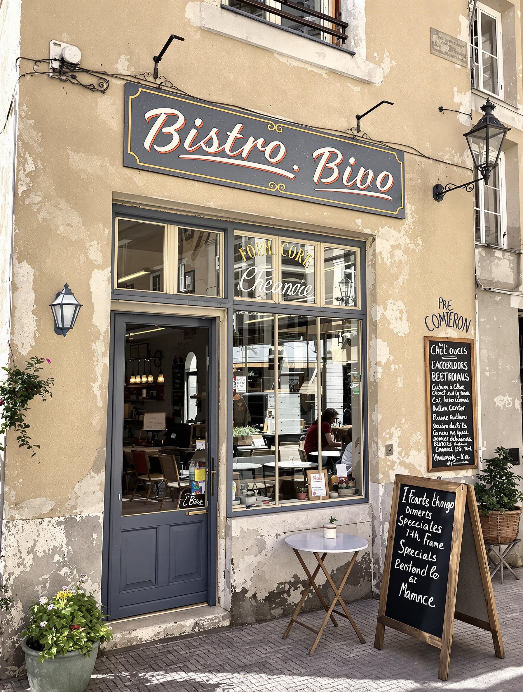 Façade bistrot typique Montaudran