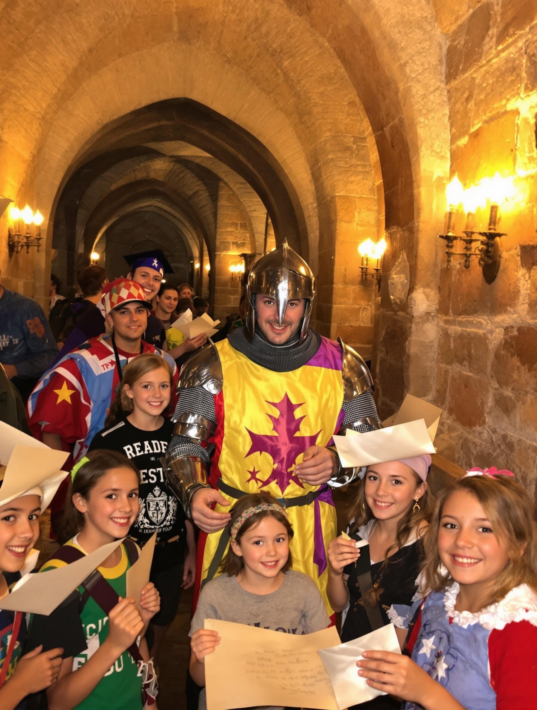 Famille chasse au trésor médiévale Castel Sant'Elmo
