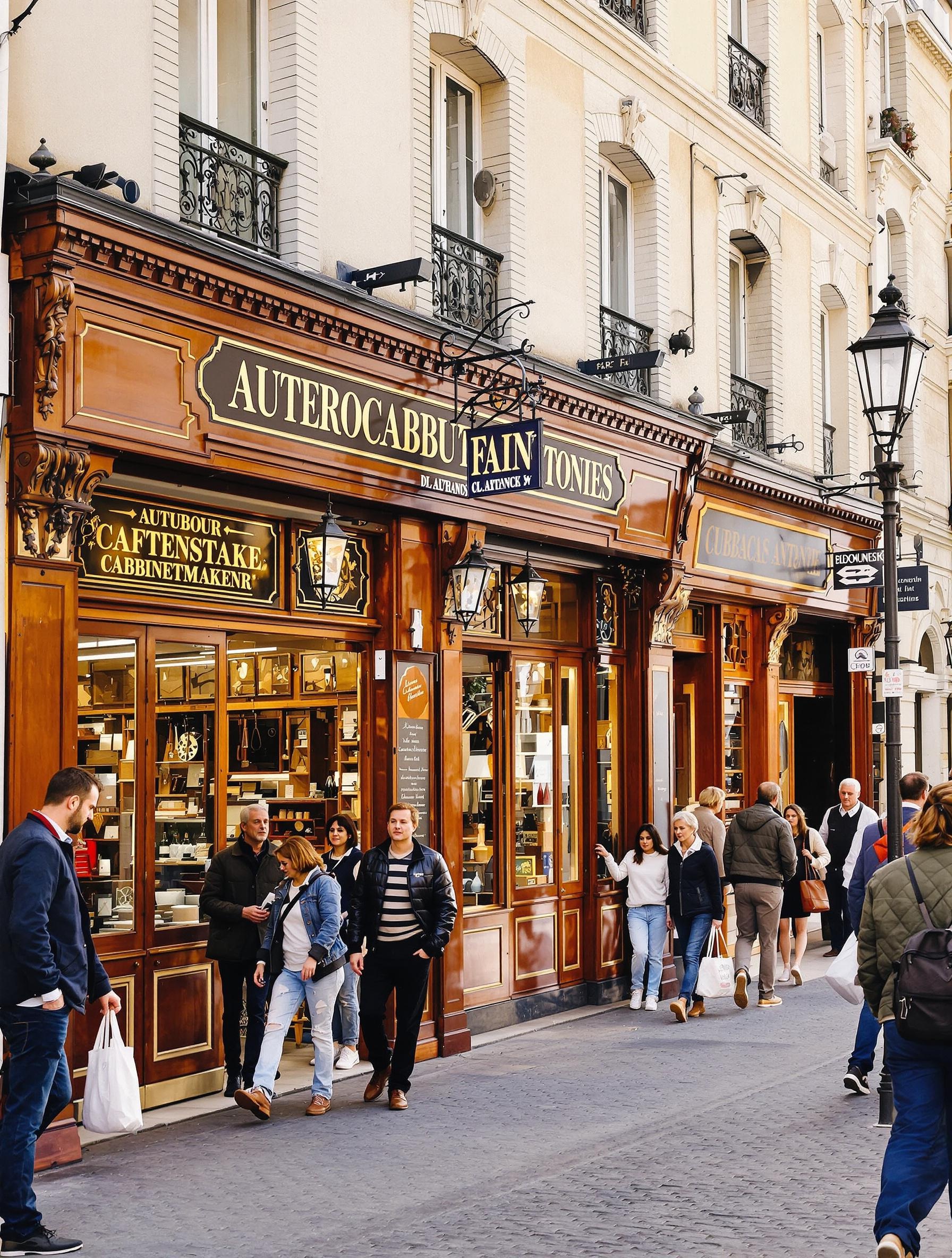 Faubourg-Saint-Antoine boutiques artisans ébénistes Paris