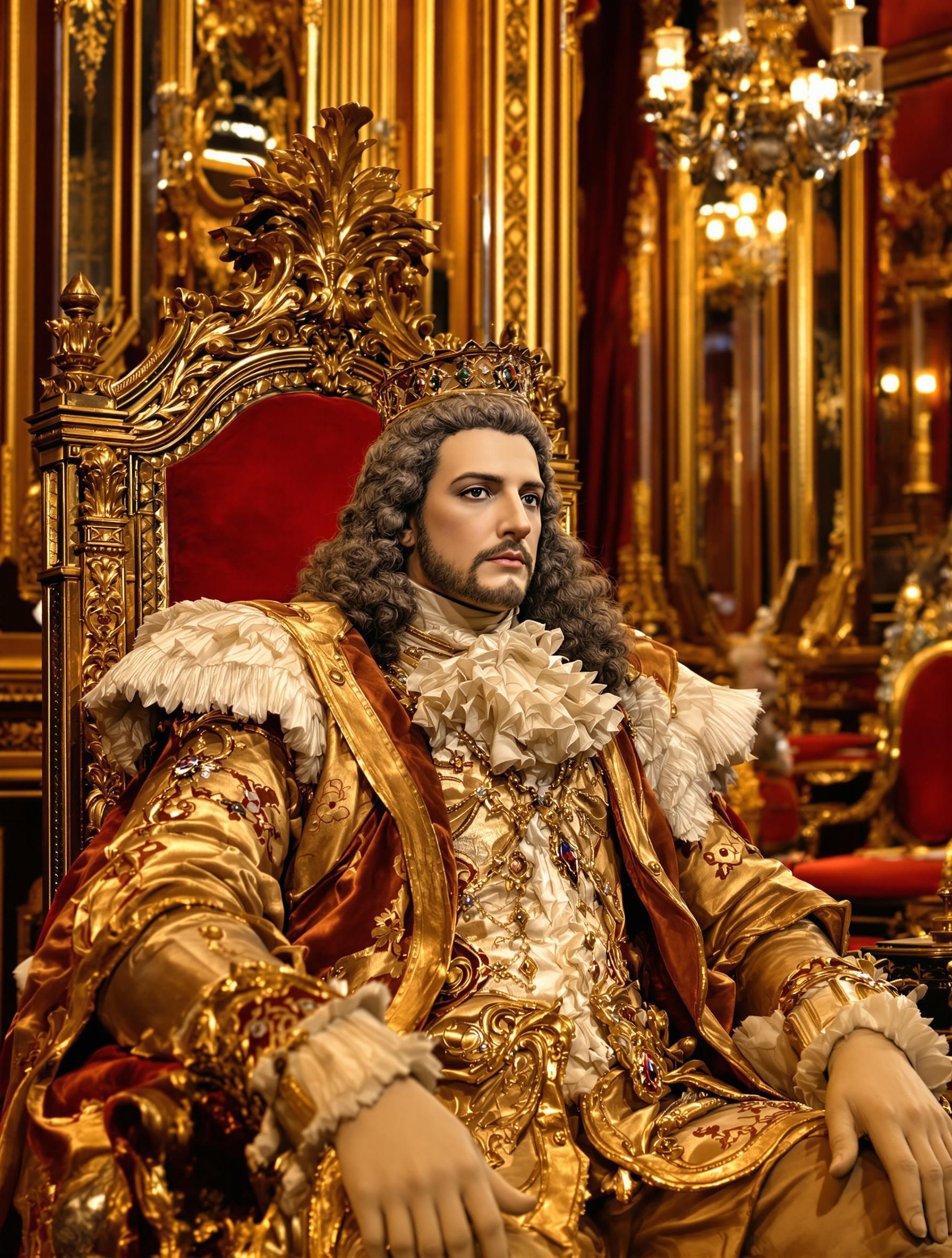 Statue de cire Louis XIV Musée Grévin