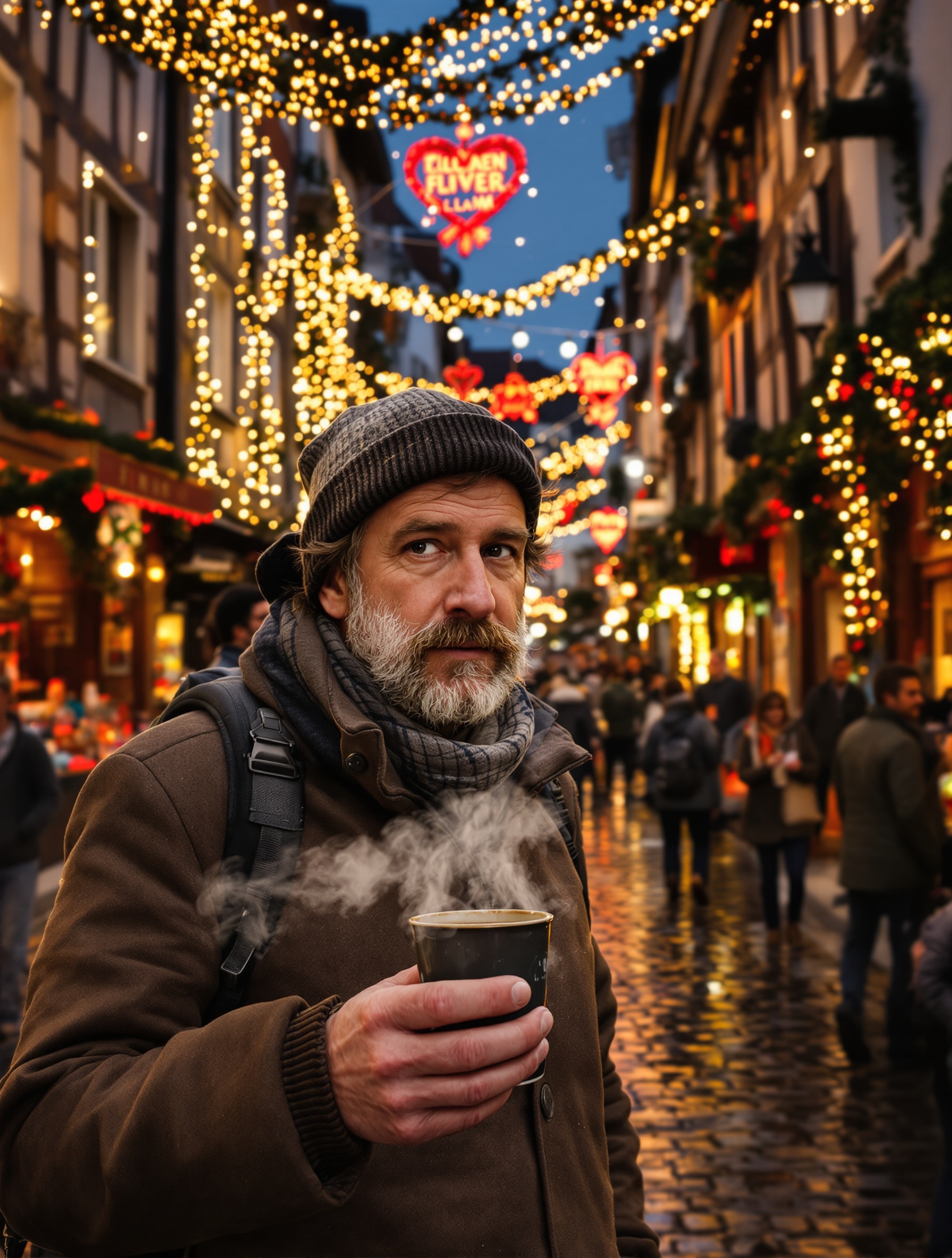Un guide baroudeur dans les ruelles illuminées de Strasbourg pour Noël