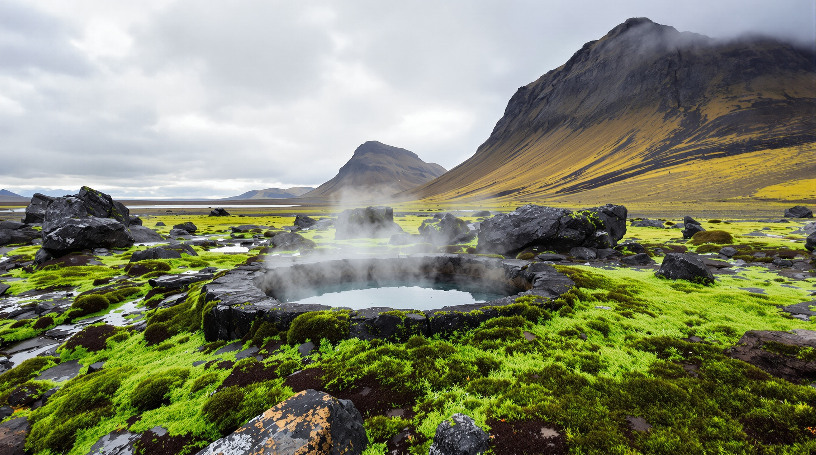 hot pot secret gratuit nature Islande