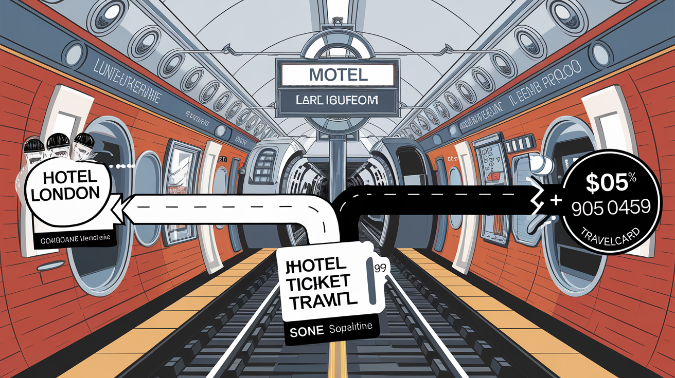 Comparaison coût hôtel centre vs périphérie Londres + ticket de métro