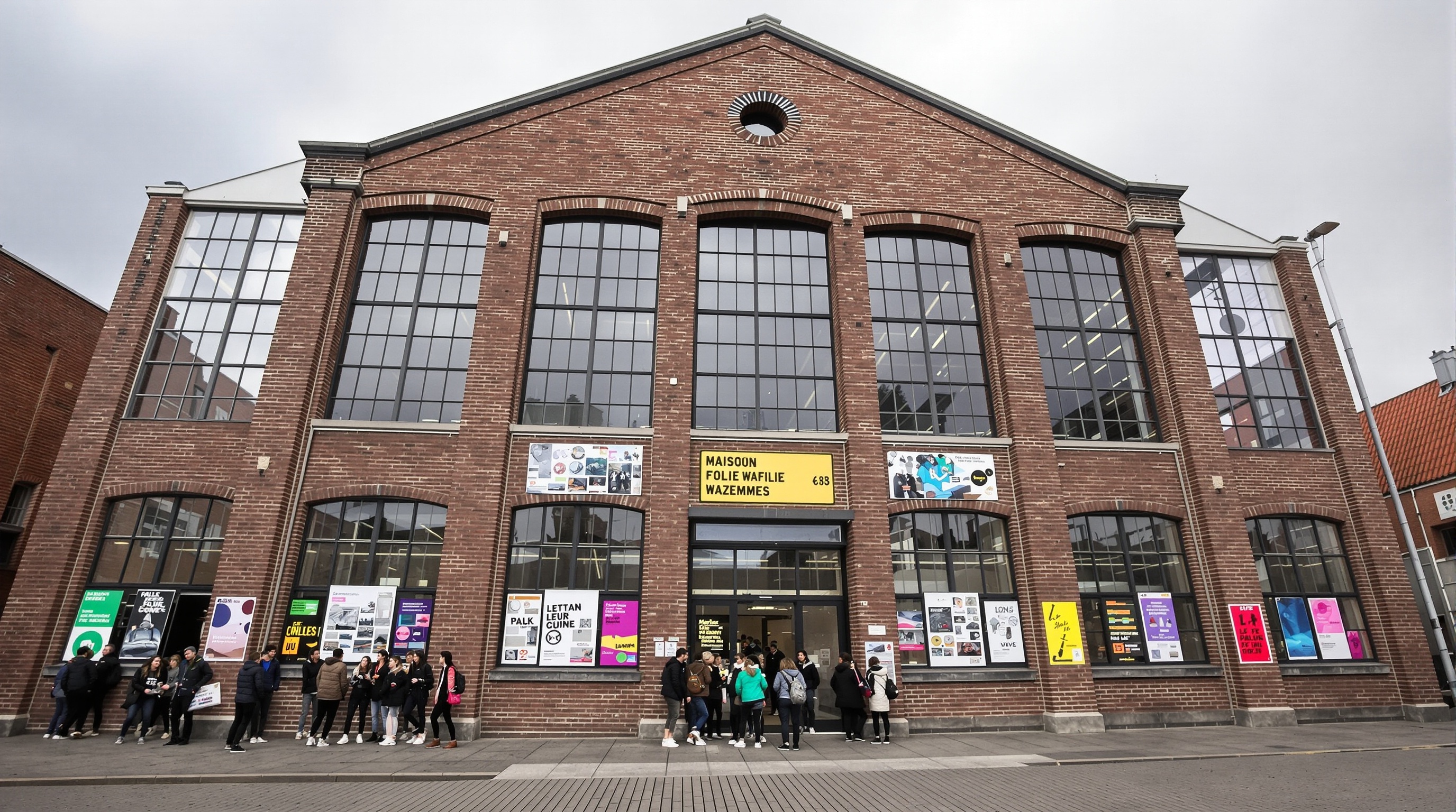 Devanture Maison Folie Wazemmes ambiance créative