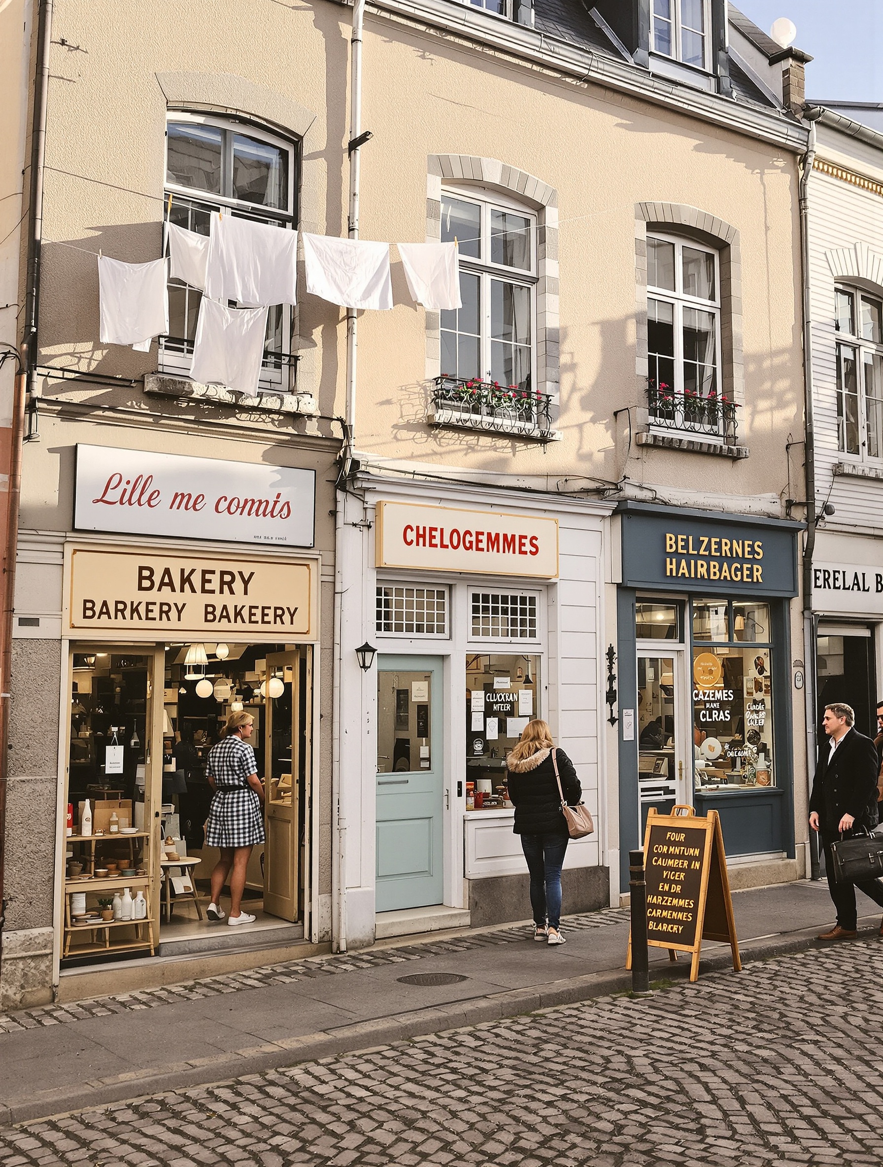 rue typique ambiance village Wazemmes Lille