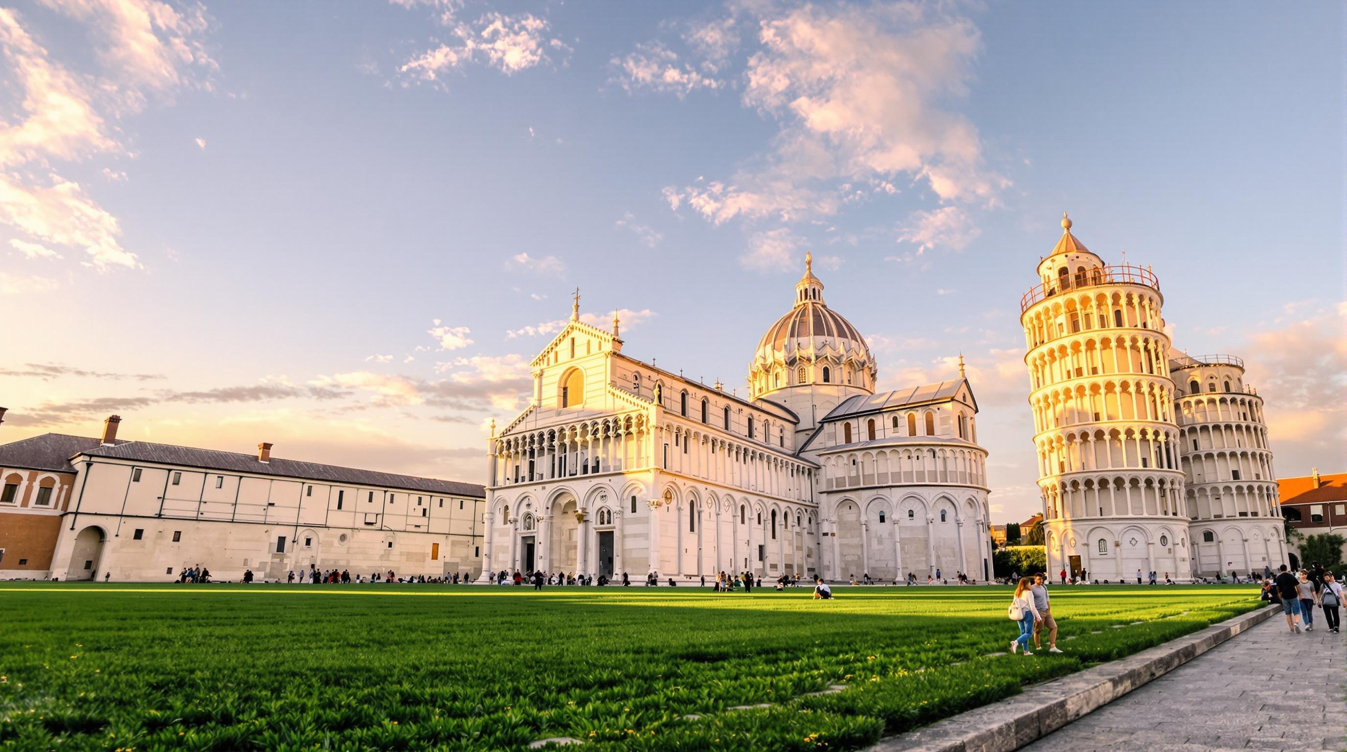 Piazza dei Miracoli et la Tour de Pise