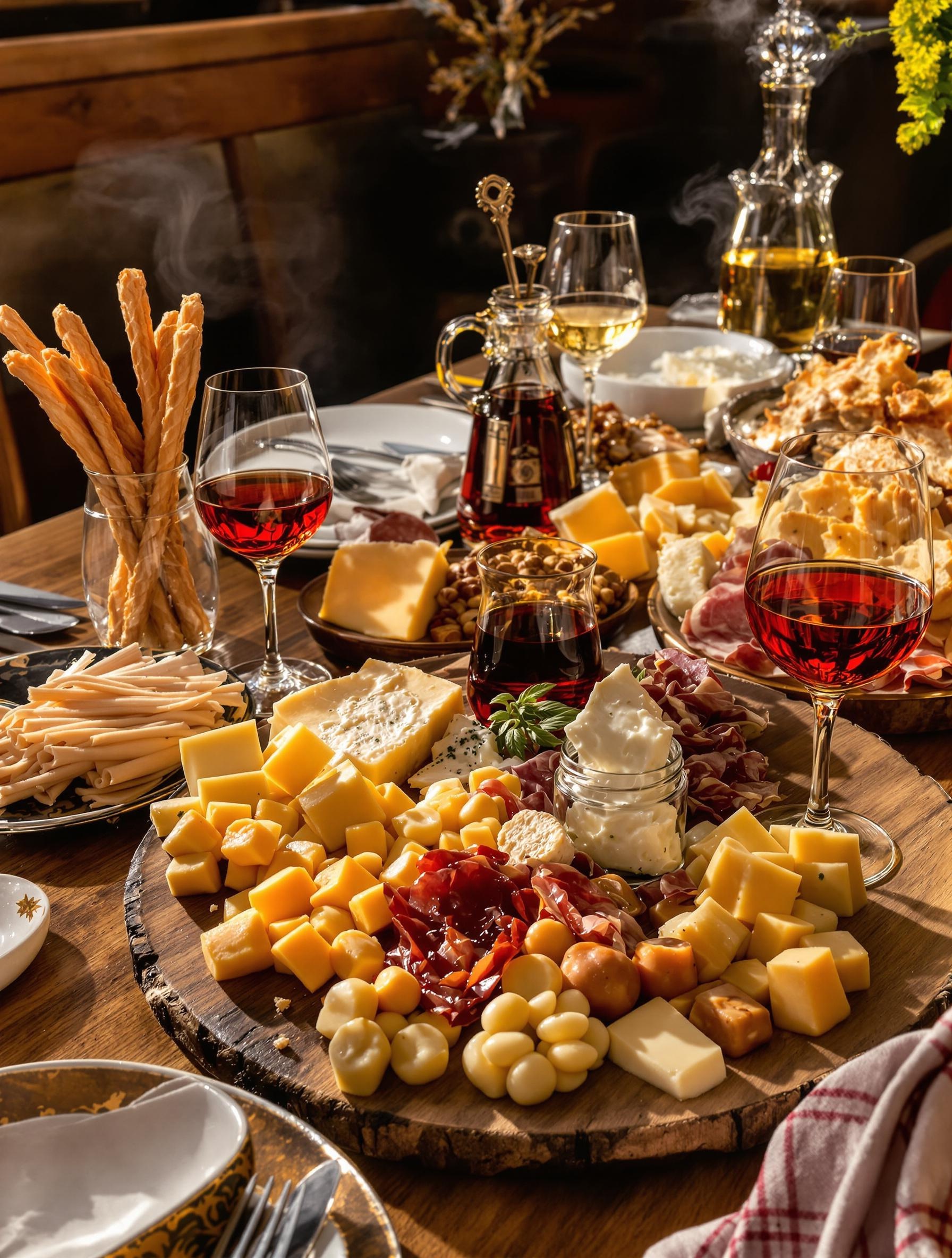 Plateau gourmand spécialités turinoises authenticité rétro