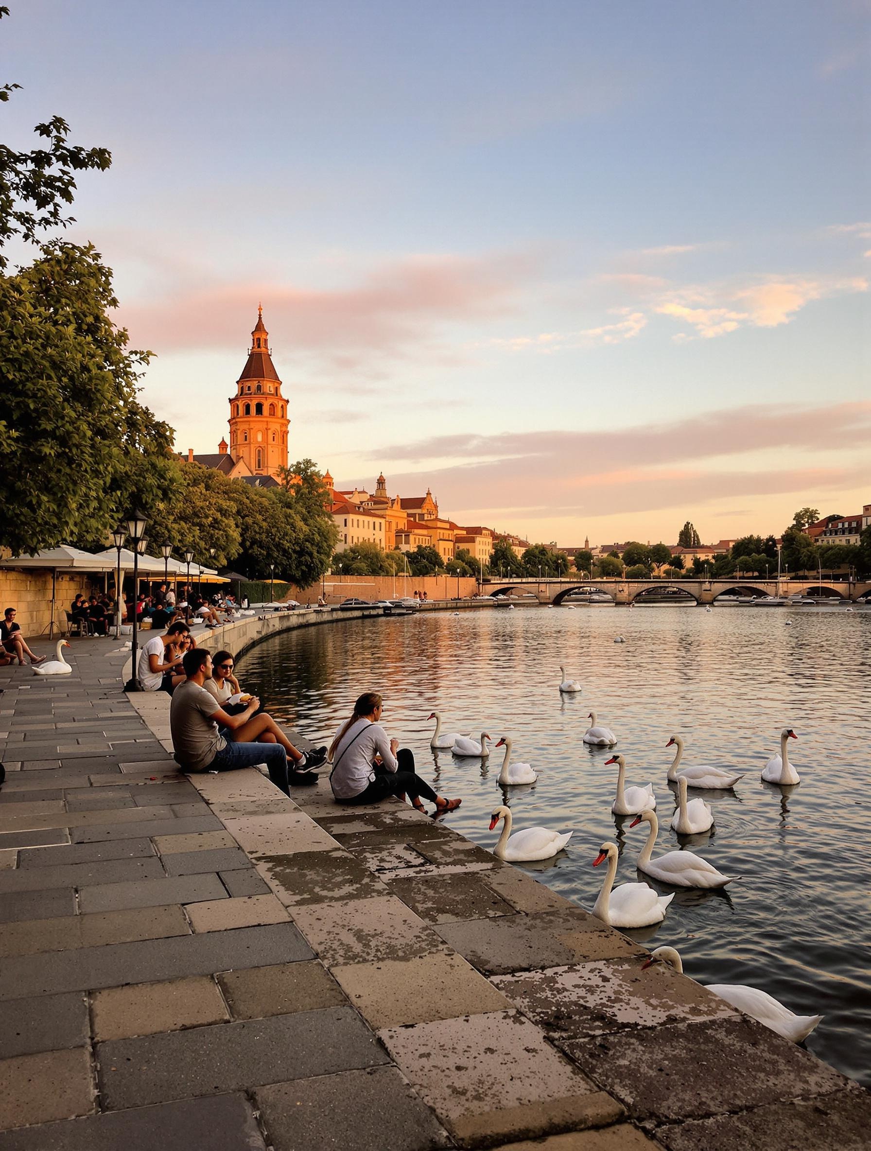 Saint-Cyprien Garonne détente en soirée