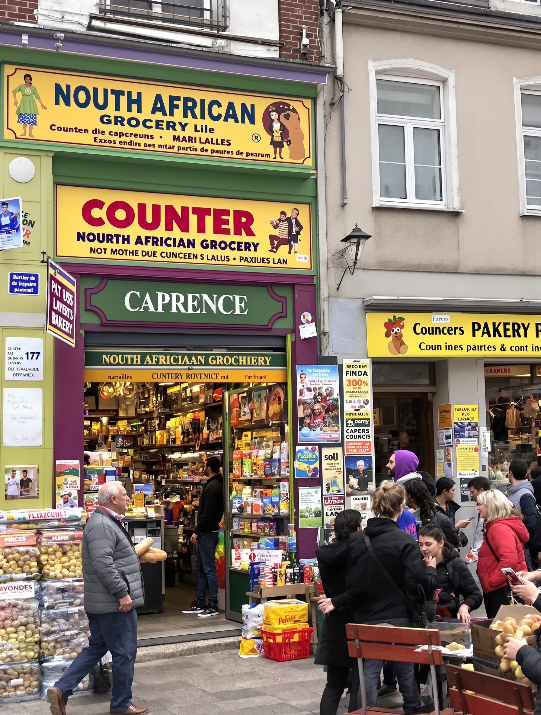 épicerie maghrébine devanture diversité Wazemmes