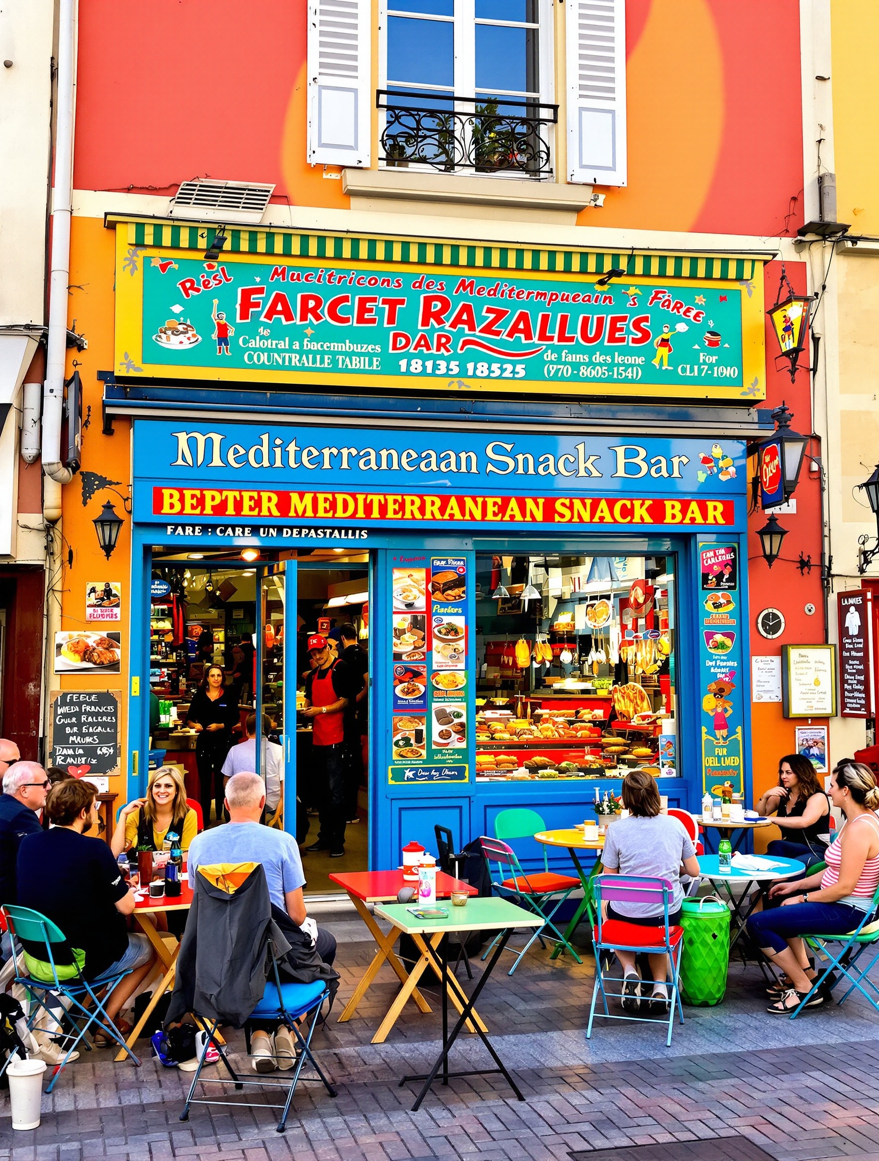 Snack populaire spécialités méditerranéennes Wazemmes