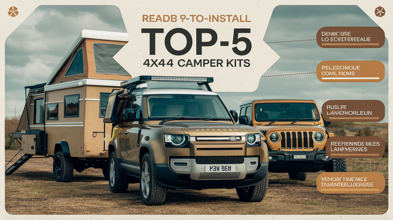 Top 5 kits d’aménagement 4x4 pour baroudeurs