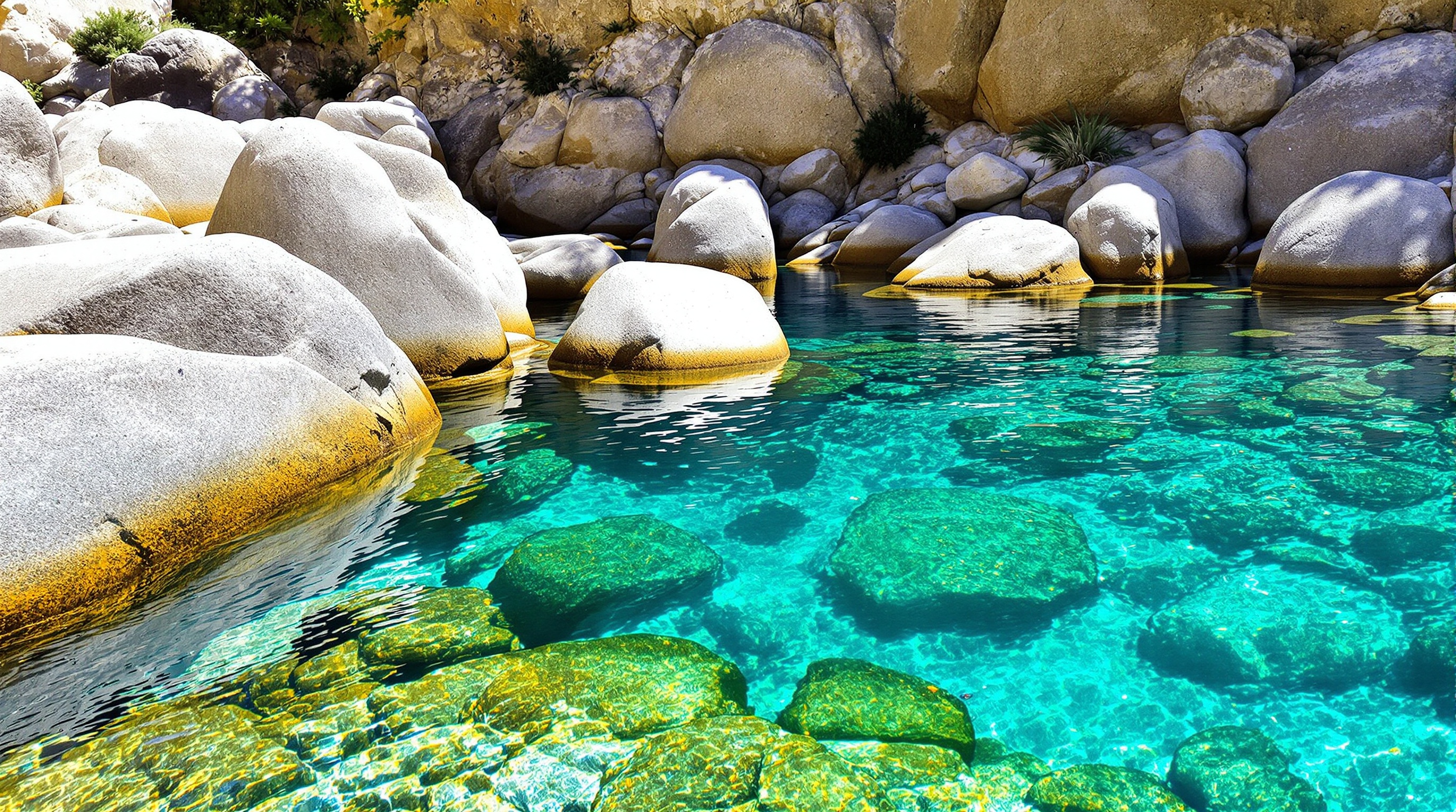 Vasque turquoise rivière Solenzara Corse hors sentiers battus