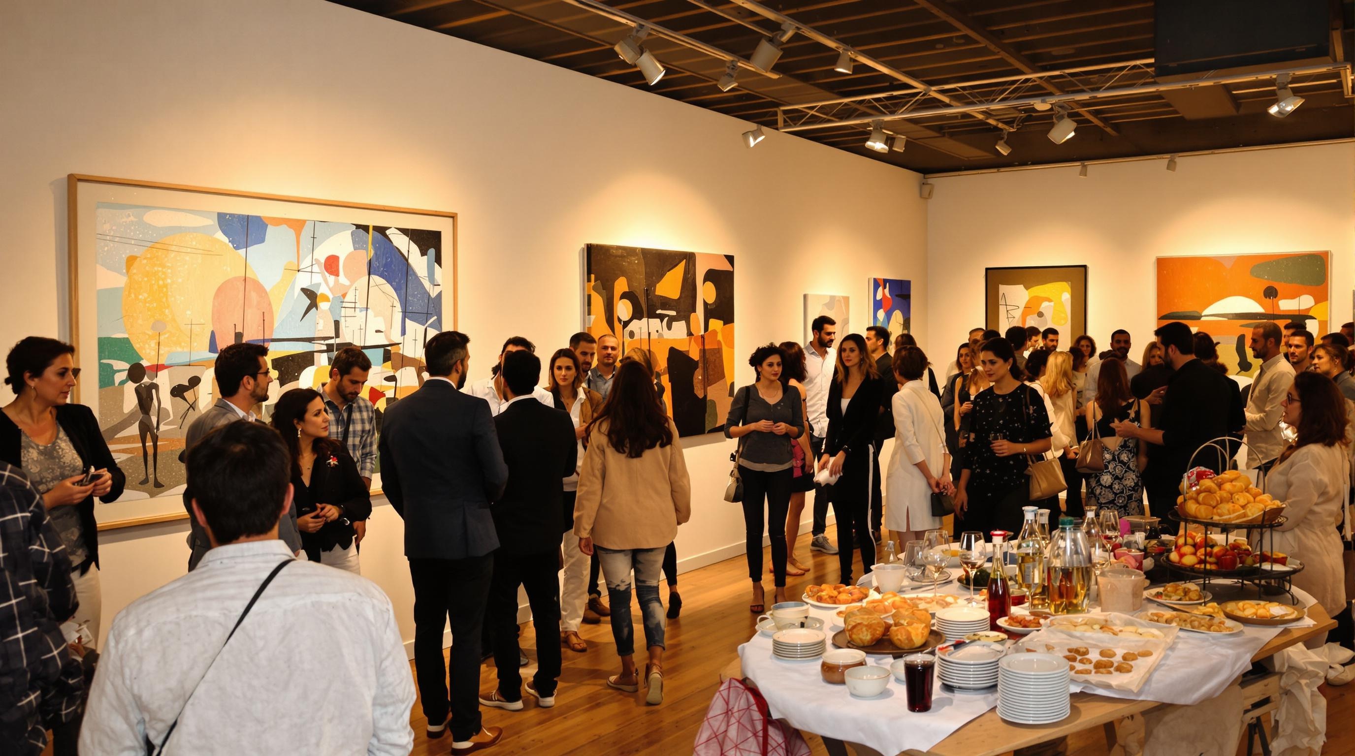Vernissage dans la galerie Atrio Carvajal à Cáceres